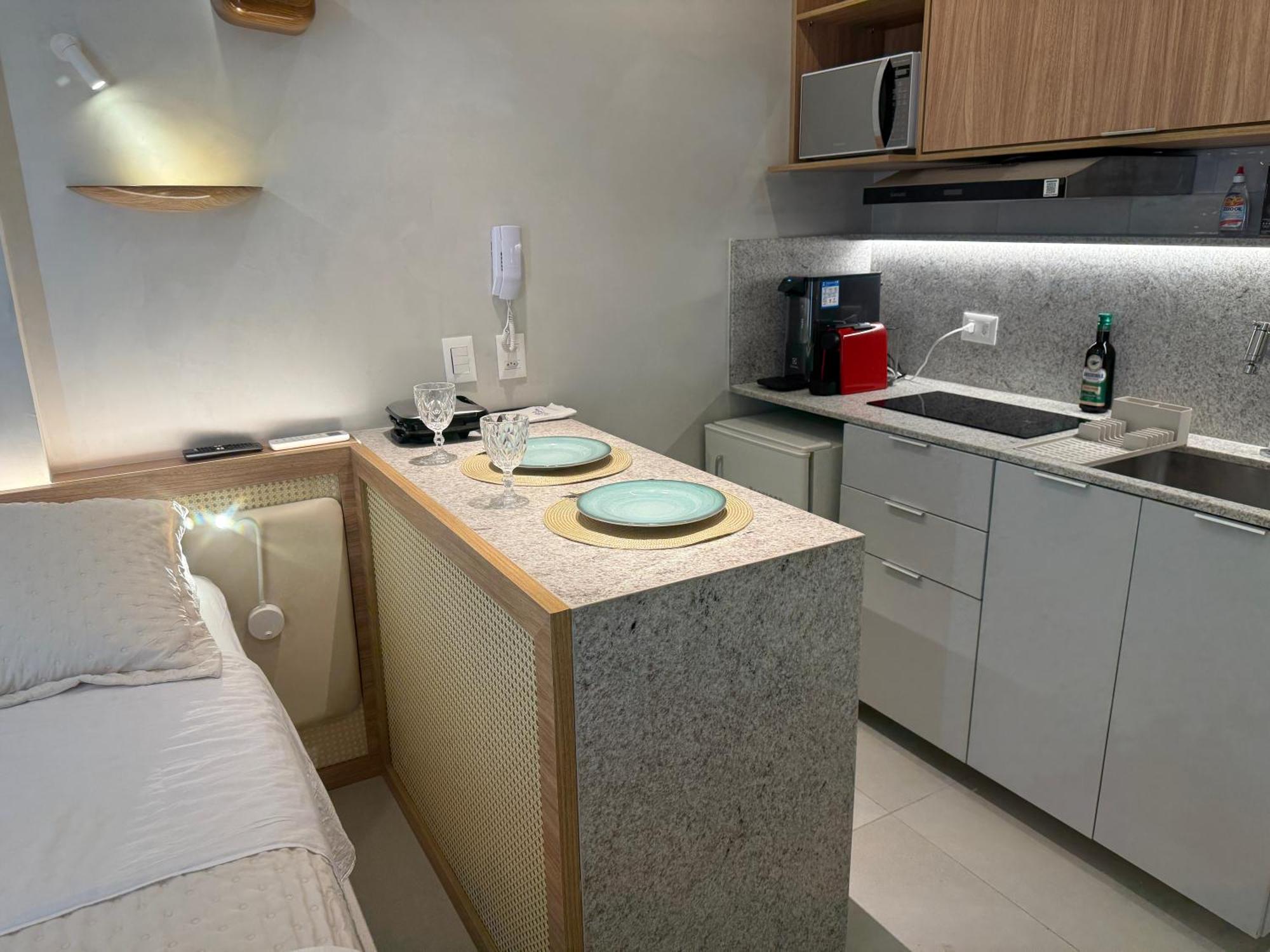 Apartamento Breeze - Lindo Flat Pe Na Areia No Jd Oceania