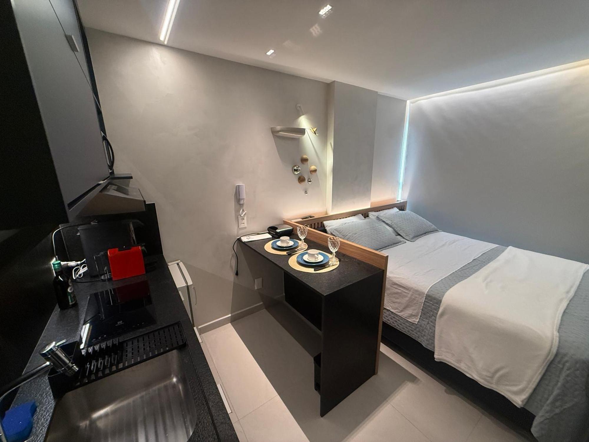 Apartamento Breeze - Lindo Flat Pe Na Areia No Jd Oceania *